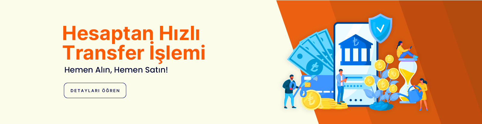 Hesaptan transfer işlemi ile altınlarınızı hemen alın, hemen satın